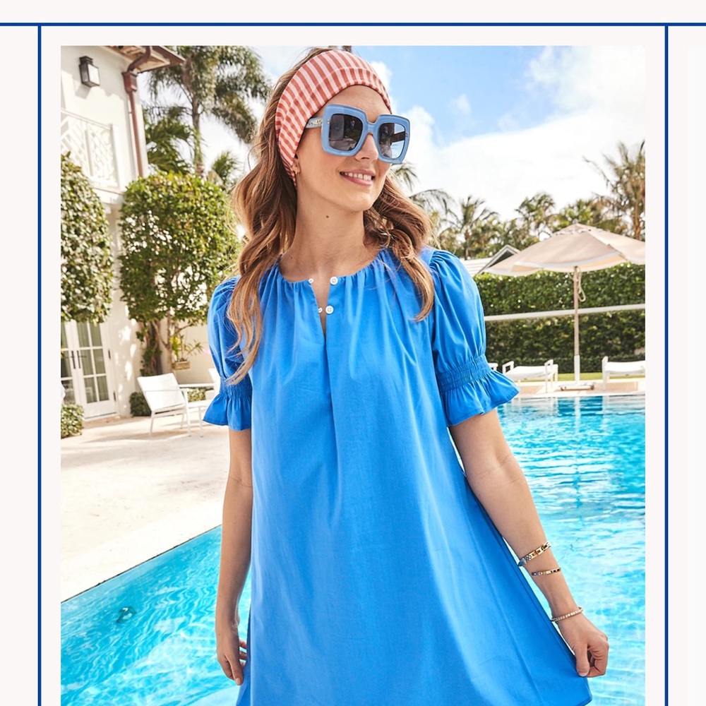 Addison Bay Newport Dress in Cerulean